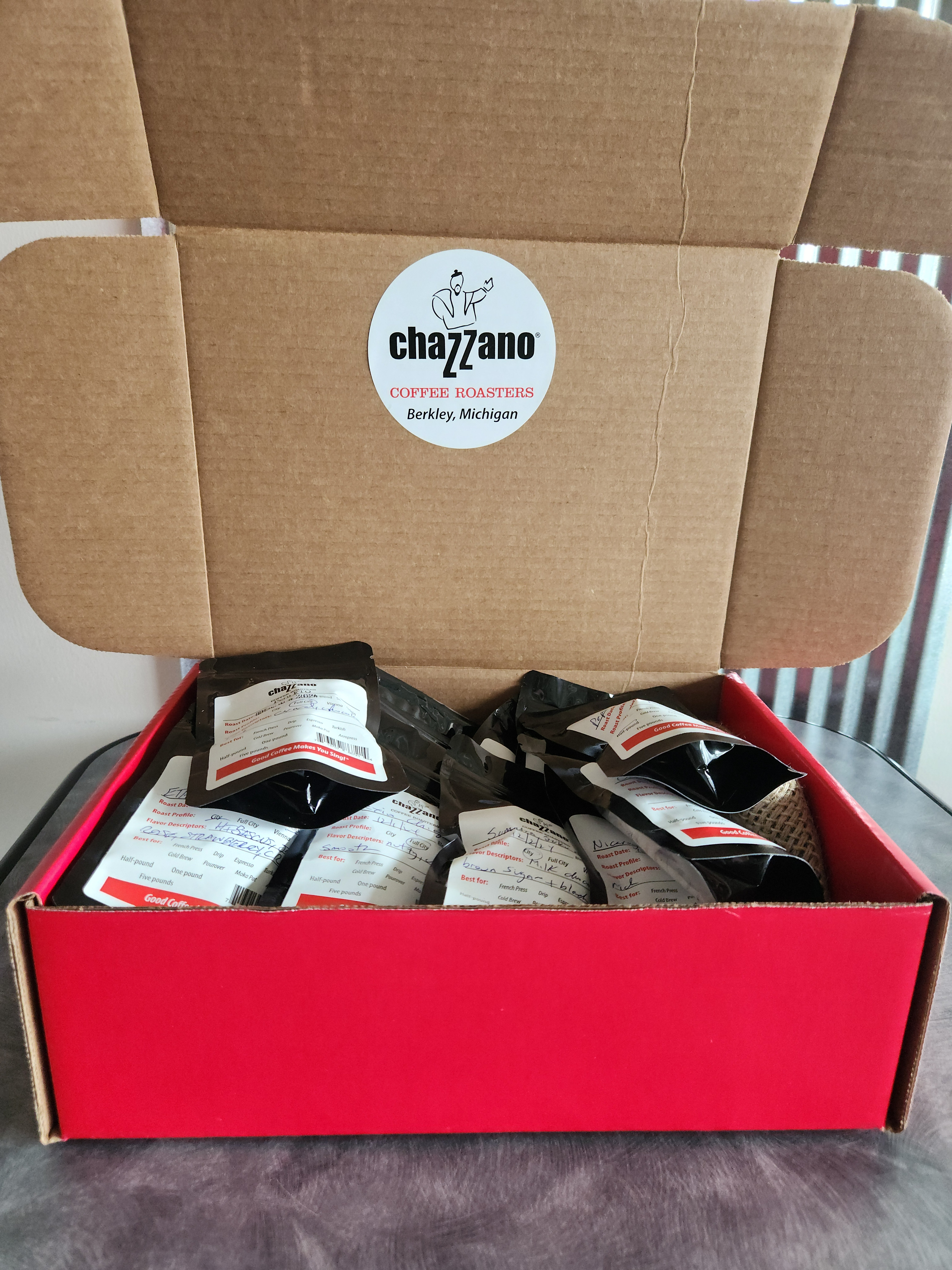 The 12 days of Christmas Chazzano Gift Box | Chazzano Coffee Roasters